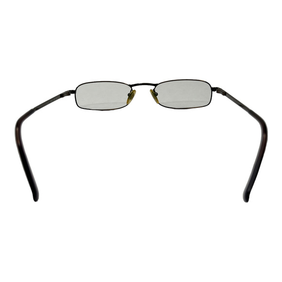 Persol 2154-V‎ Eyeglasses Frames Brown Metal Square Men\'s Eyeglasses H3227 main image 4